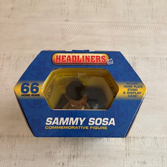 Vintage, Collectible Headliners Sammy Sosa (NIB) w (COA) - Picture 4 of 9